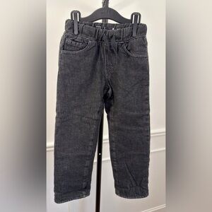 5T Baby Gap Fleece-lined Black Jeans